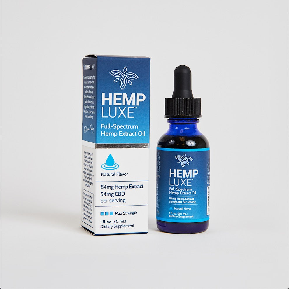 Full-Spectrum Hemp Extract Oil | MAX STRENGTH | 1 Oz