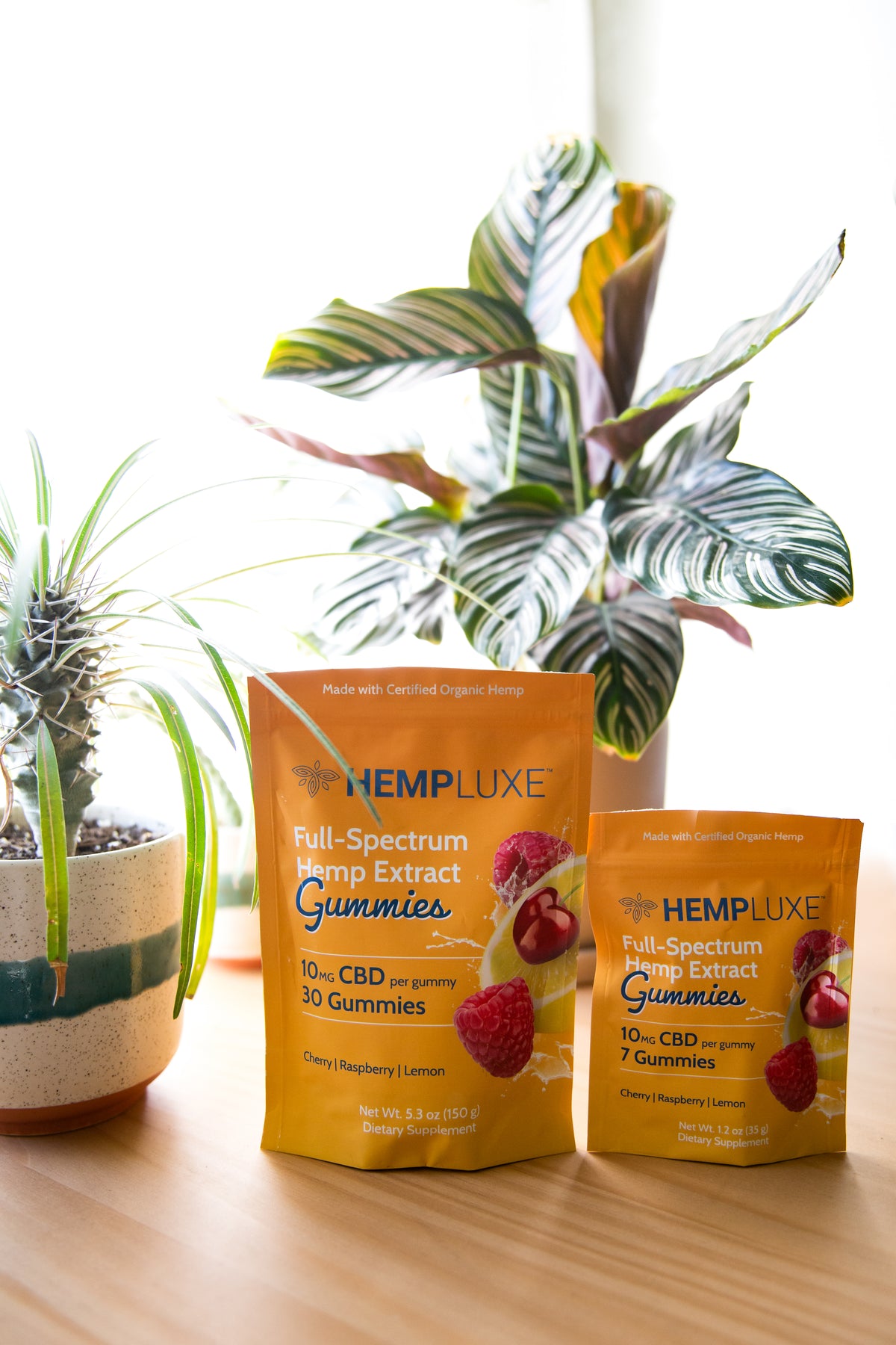 CBD Clean Gummies Lemon Raspberry Cherry Gummy Organic