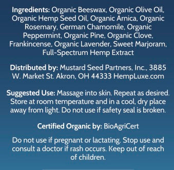 Full-Spectrum Hemp Extract Balm | Multiple Sizes & Potencies