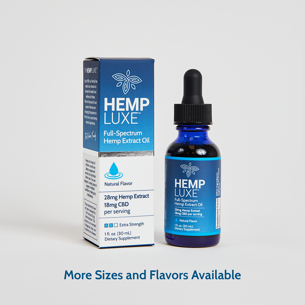 Full-Spectrum Hemp Extract Oil | Extra Strength