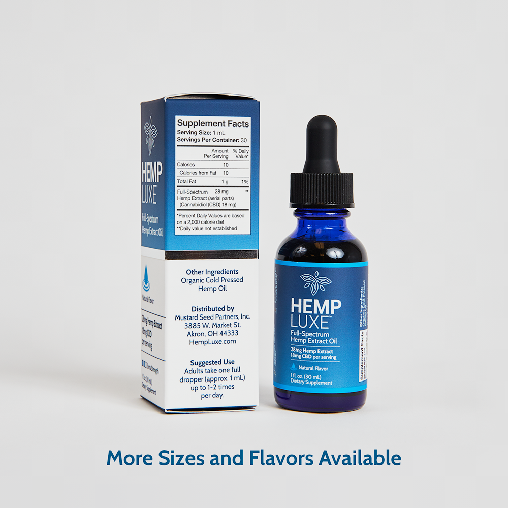 Full-Spectrum Hemp Extract Oil | Extra Strength