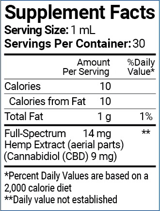 Full-Spectrum Hemp Extract Oil | Original Strength