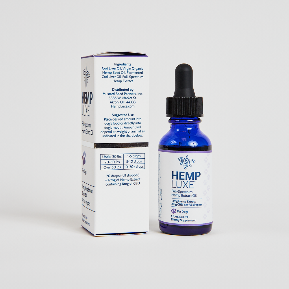 Full-Spectrum Hemp Extract Oil for Dogs | Multiple Sizes