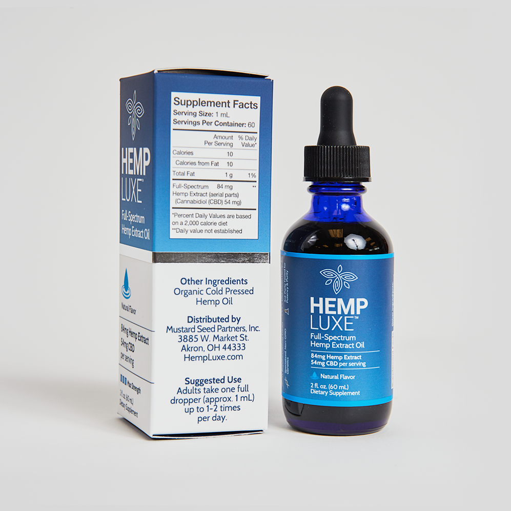 Full-Spectrum Hemp Extract Oil | MAX STRENGTH | 2 Oz
