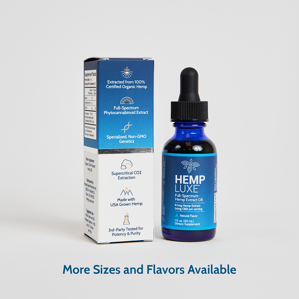 Full-Spectrum Hemp Extract Oil | MAX STRENGTH | 1 Oz