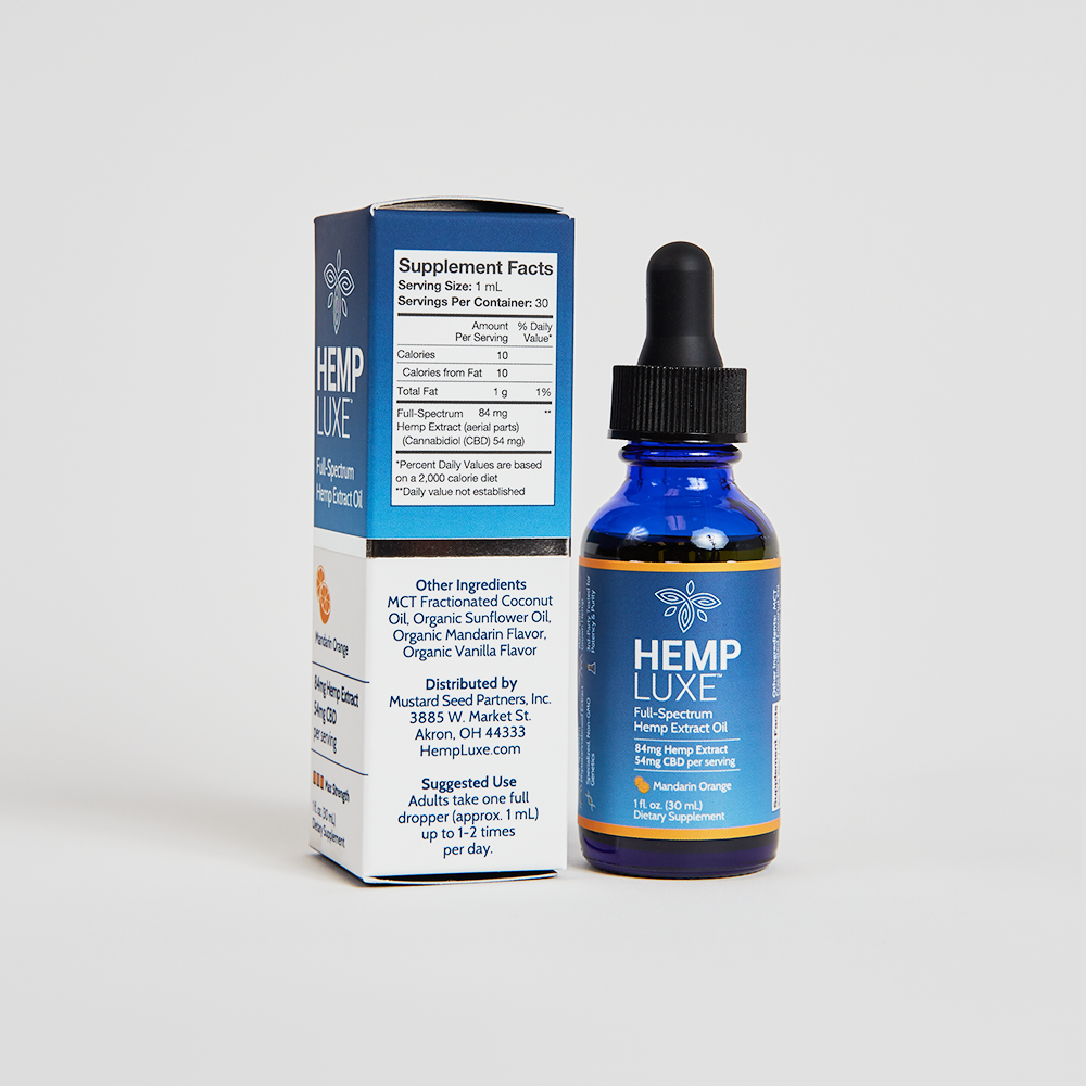 Full-Spectrum Hemp Extract Oil | MAX STRENGTH | 1 Oz