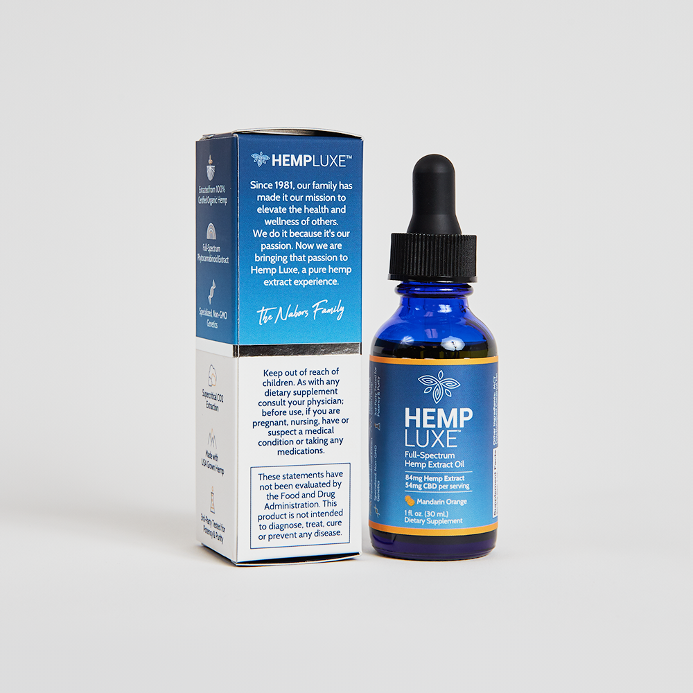 Full-Spectrum Hemp Extract Oil | MAX STRENGTH | 1 Oz