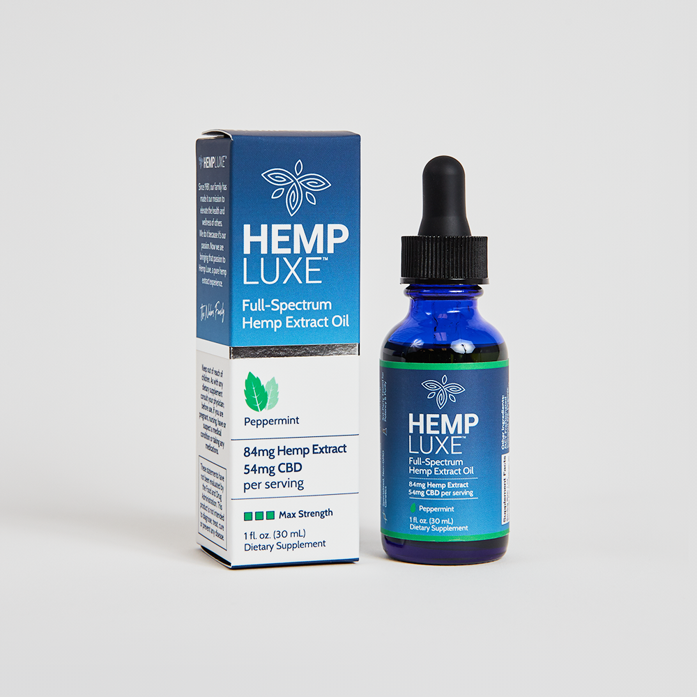Full-Spectrum Hemp Extract Oil | MAX STRENGTH | 1 Oz