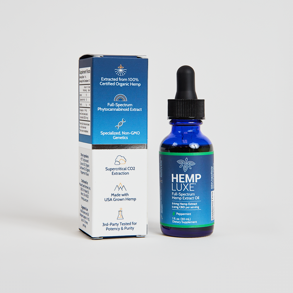 Full-Spectrum Hemp Extract Oil | MAX STRENGTH | 1 Oz