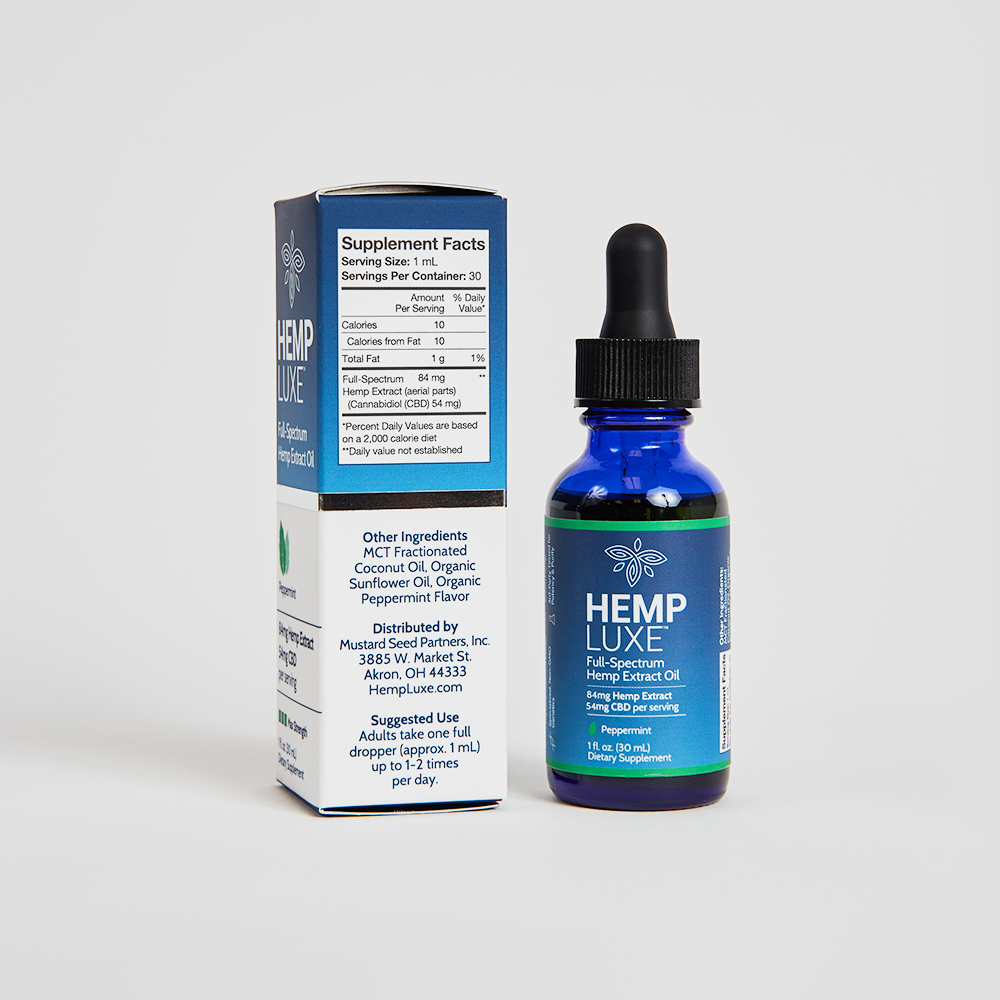 Full-Spectrum Hemp Extract Oil | MAX STRENGTH | 1 Oz