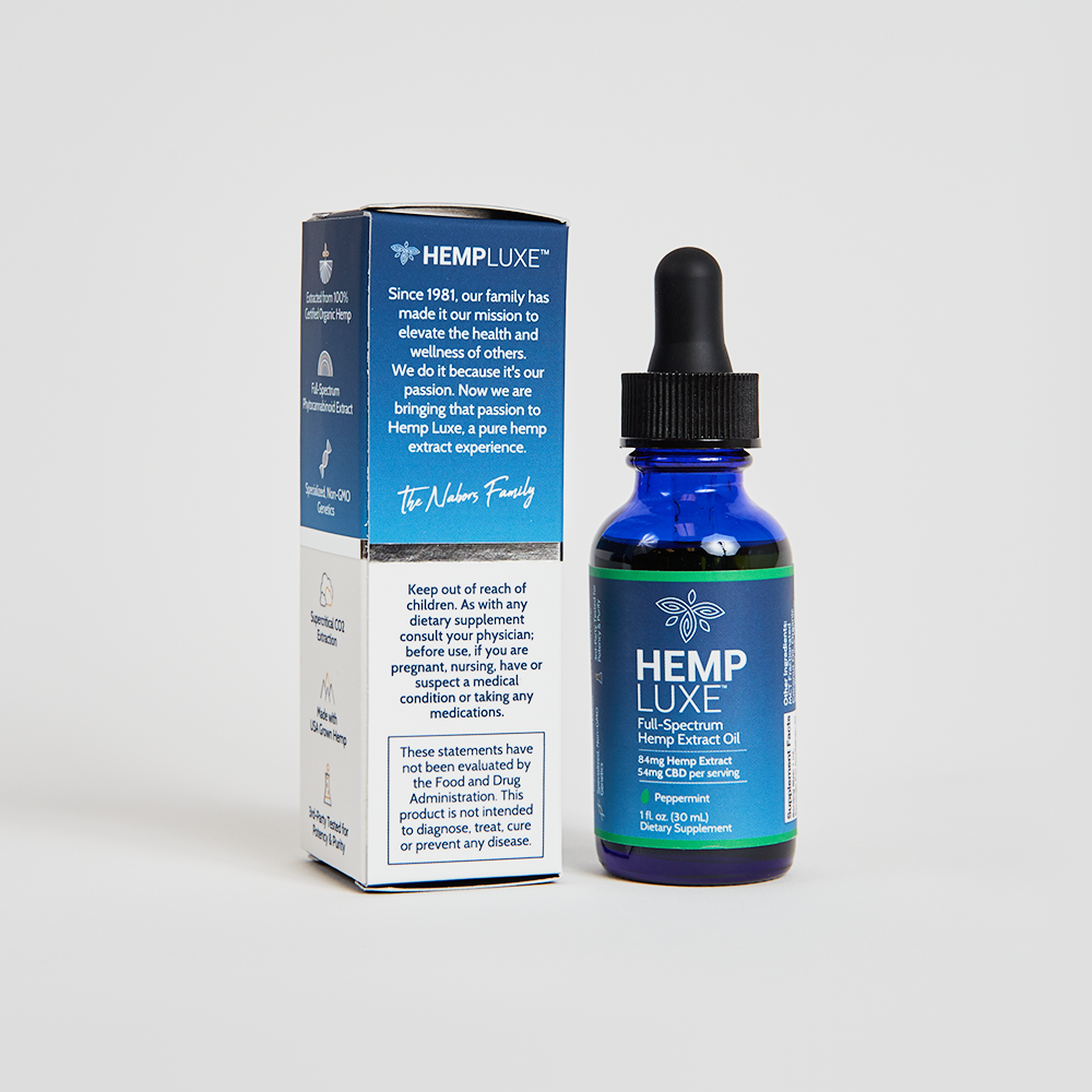 Full-Spectrum Hemp Extract Oil | MAX STRENGTH | 1 Oz