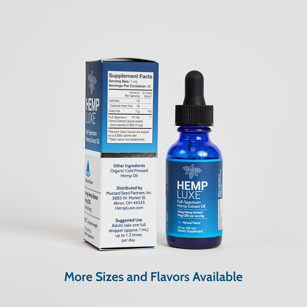 Full-Spectrum Hemp Extract Oil | Original Strength
