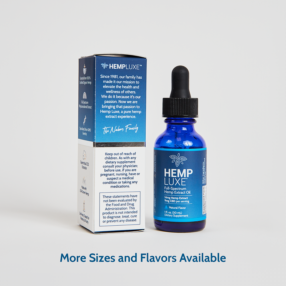 Full-Spectrum Hemp Extract Oil | Original Strength