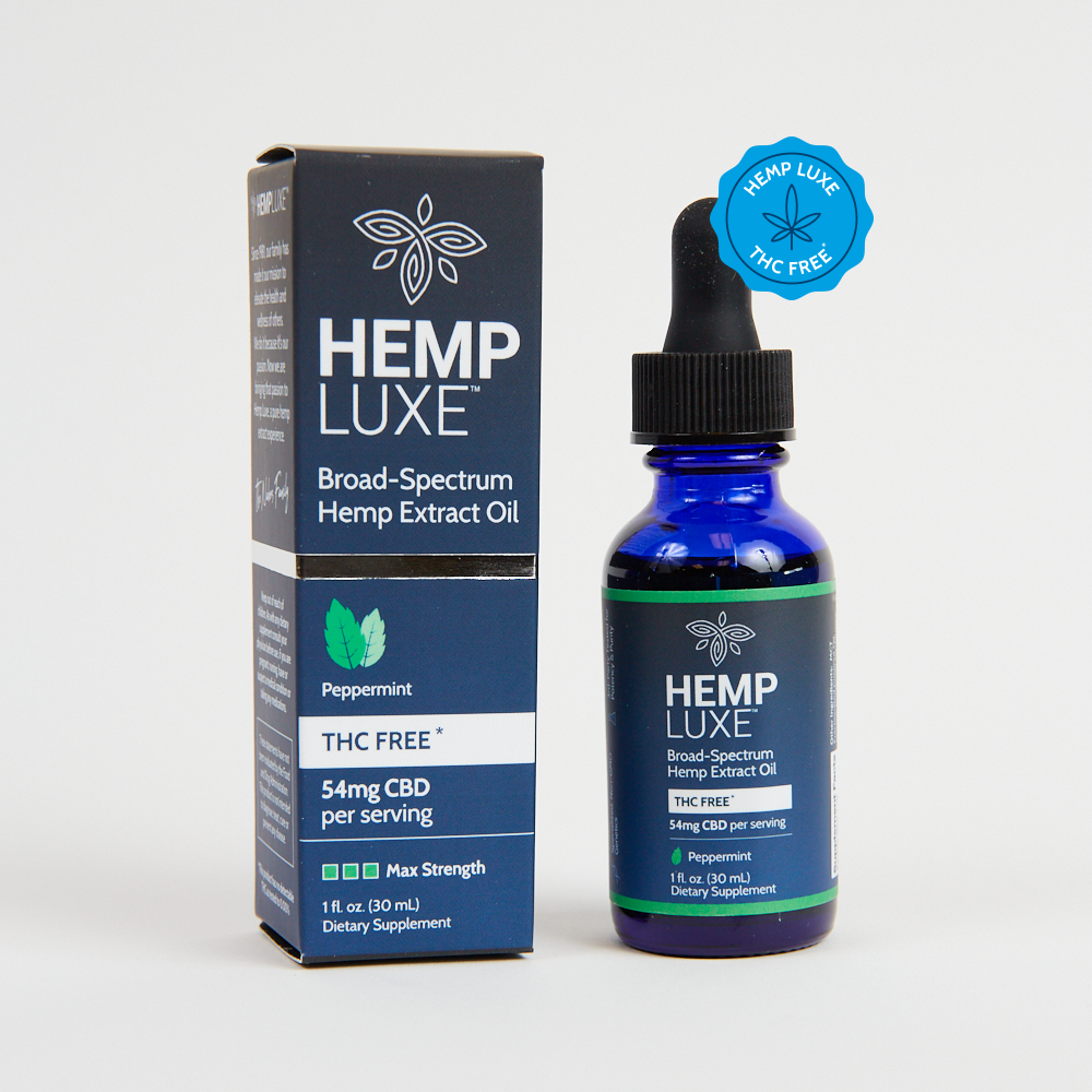 Broad Spectrum THC-FREE Hemp Extract Oil | MAX STRENGTH | 1 Oz