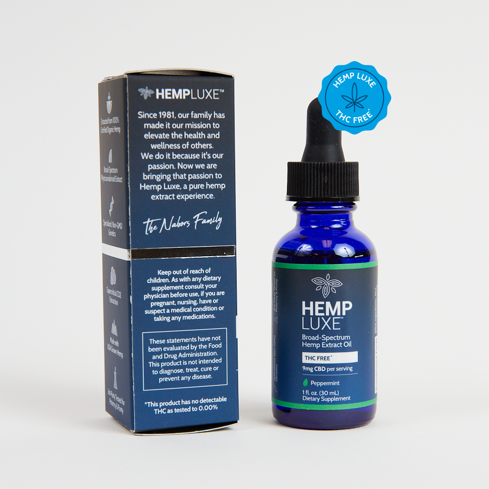 Broad Spectrum THC-FREE Hemp Extract Oil | Original Strength