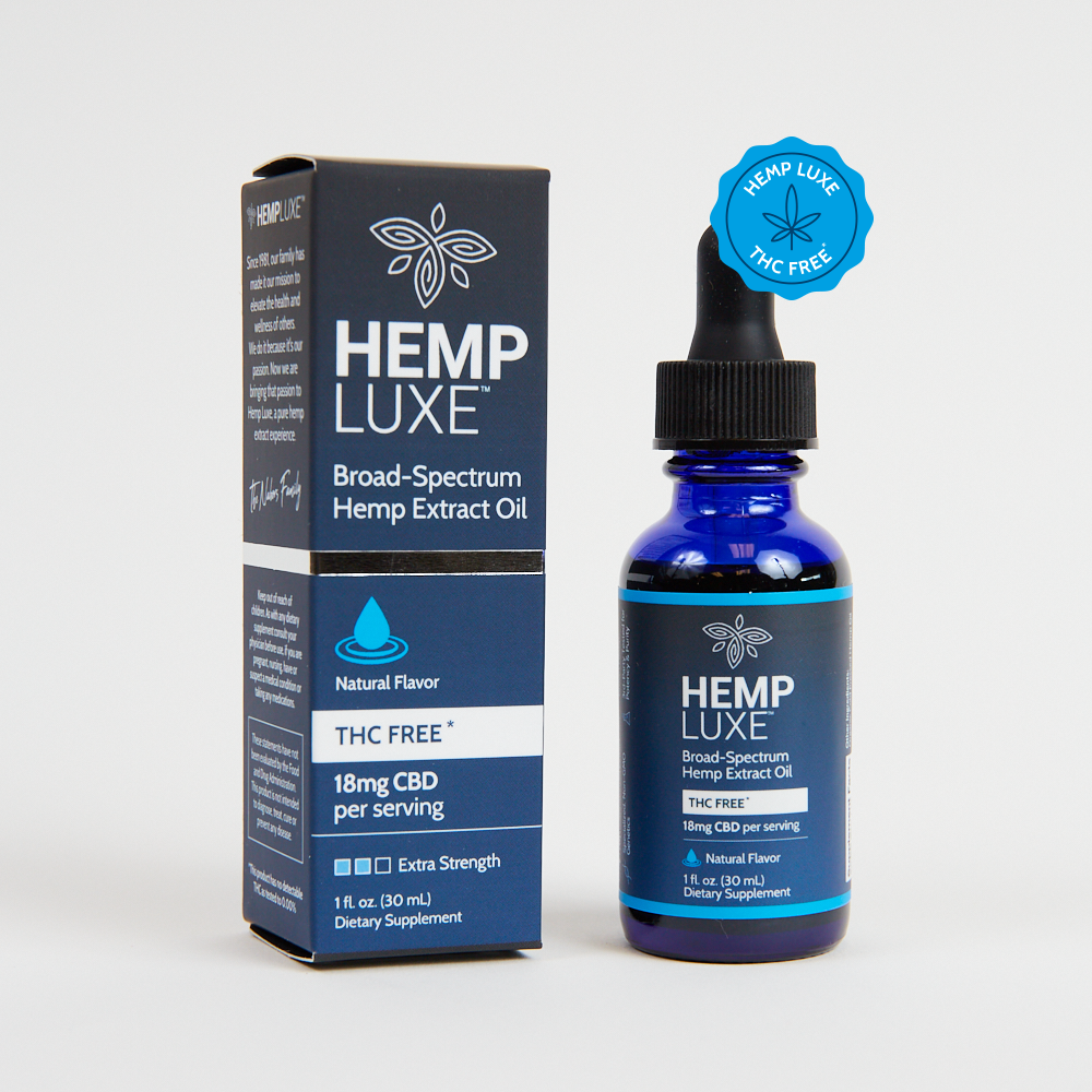 Broad Spectrum THC-FREE Hemp Extract Oil | Extra Strength