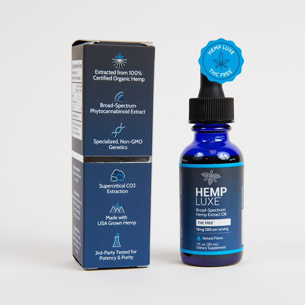 Broad Spectrum THC-FREE Hemp Extract Oil | Extra Strength