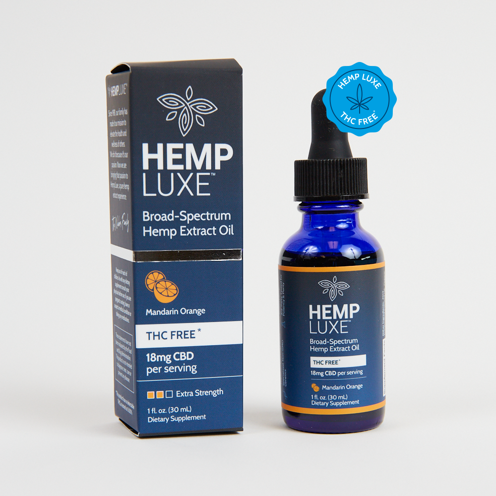 Broad Spectrum THC-FREE Hemp Extract Oil | Extra Strength