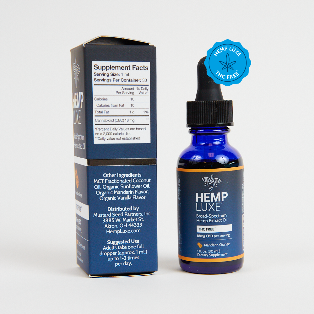 Broad Spectrum THC-FREE Hemp Extract Oil | Extra Strength