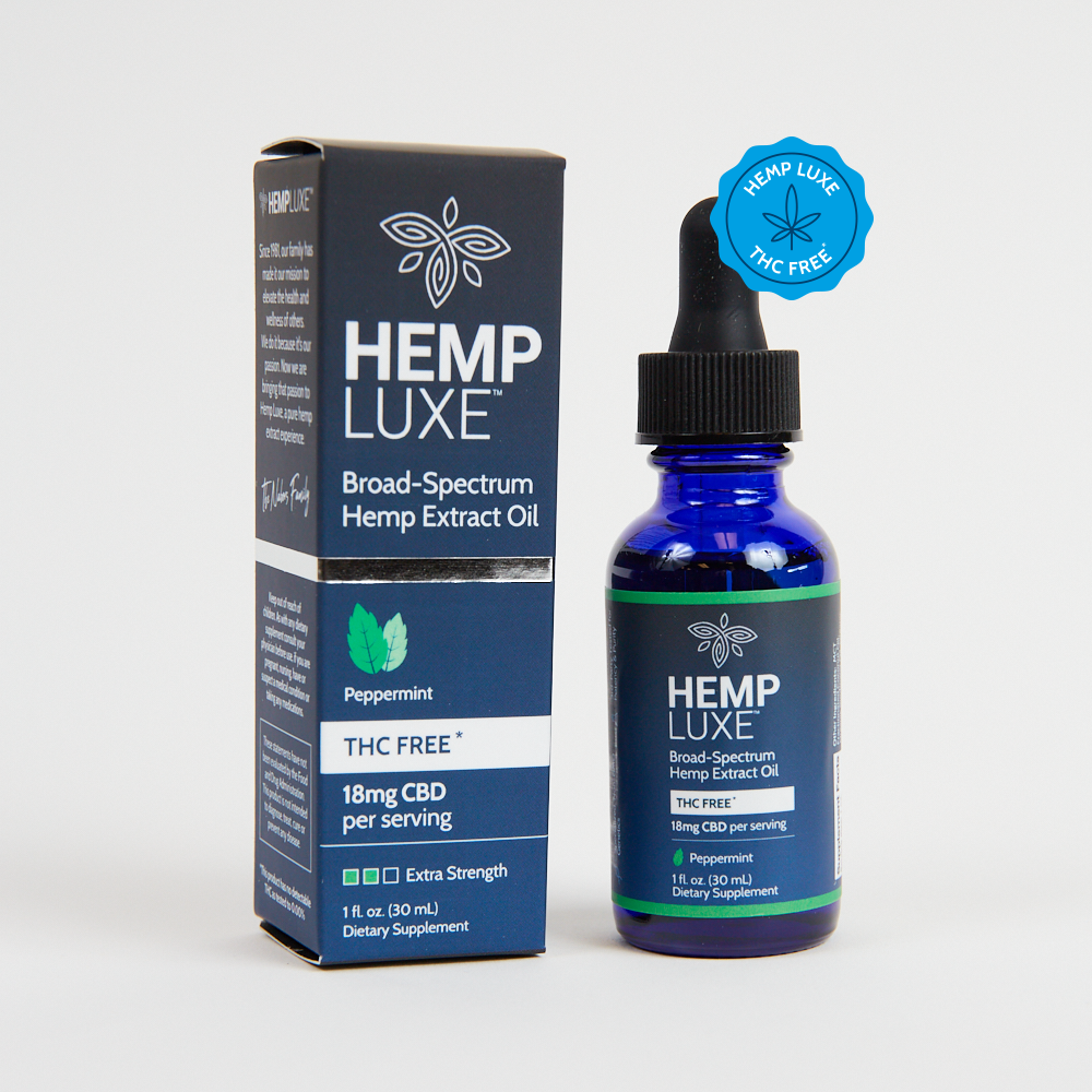 Broad Spectrum THC-FREE Hemp Extract Oil | Extra Strength