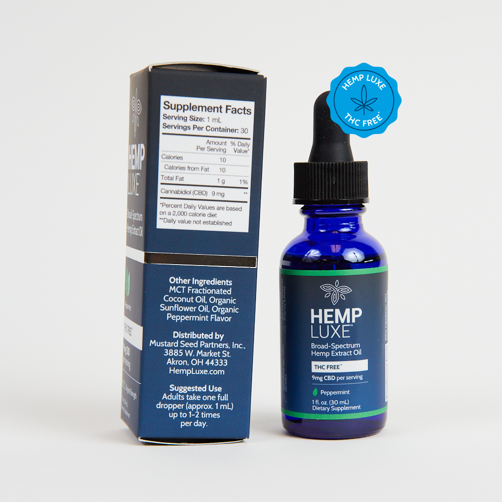 Broad Spectrum THC-FREE Hemp Extract Oil | Original Strength
